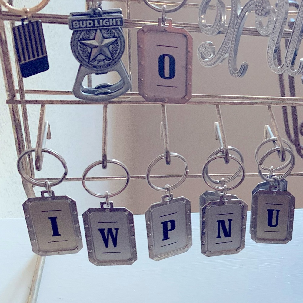 Silver key chains